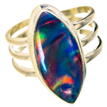 Aura Opal Rings handcrafted by Ana Silver Co - RING127306 - Photo 2