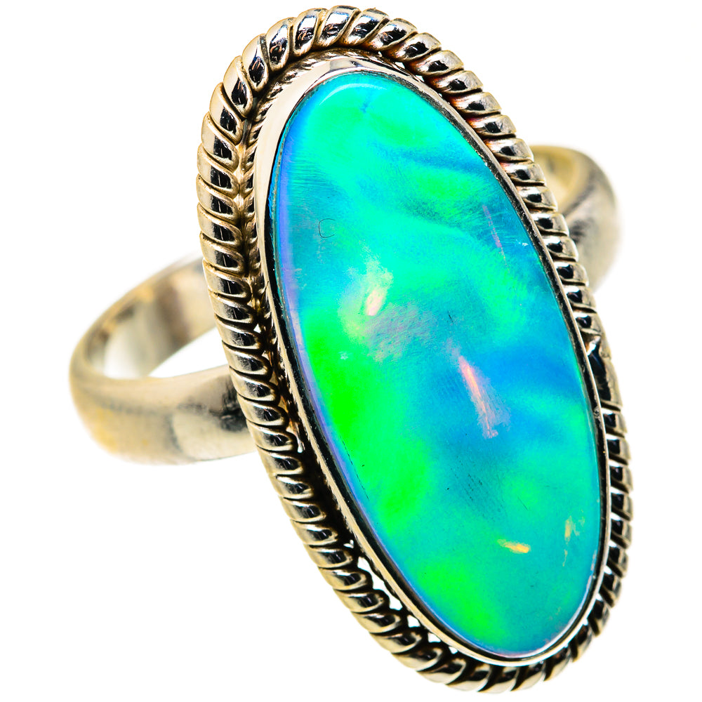Aura Opal Rings handcrafted by Ana Silver Co - RING127307 - Photo 2