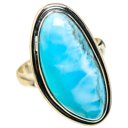 Larimar Rings handcrafted by Ana Silver Co - RING127309 - Photo 2