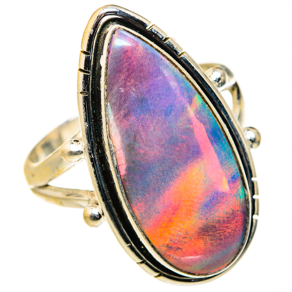 Aura Opal Rings handcrafted by Ana Silver Co - RING127325 - Photo 2