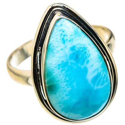 Larimar Rings handcrafted by Ana Silver Co - RING127328 - Photo 2