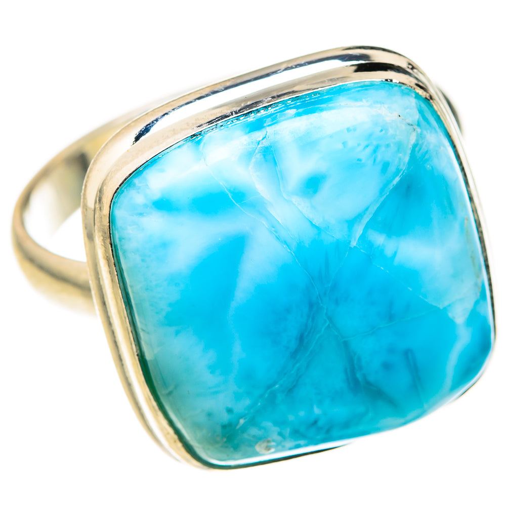 Larimar Rings handcrafted by Ana Silver Co - RING127330 - Photo 2