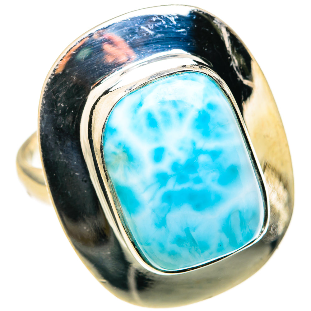 Larimar Rings handcrafted by Ana Silver Co - RING127331 - Photo 2