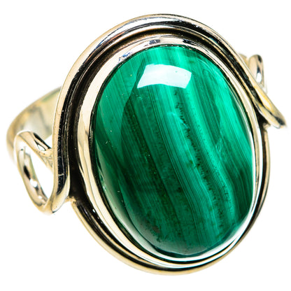Malachite Rings handcrafted by Ana Silver Co - RING127333 - Photo 2