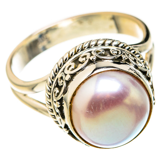 Cultured Pearl Rings handcrafted by Ana Silver Co - RING127335 - Photo 2
