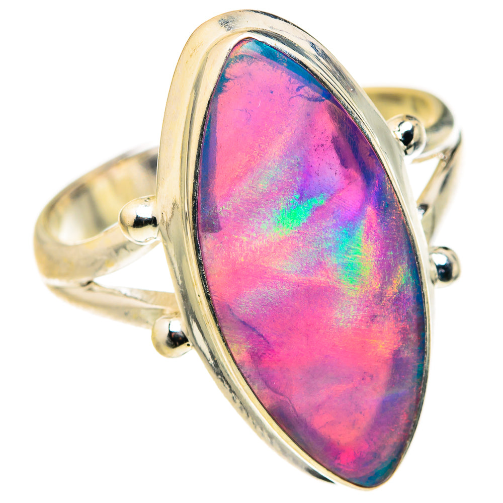 Aura Opal Rings handcrafted by Ana Silver Co - RING127338 - Photo 2