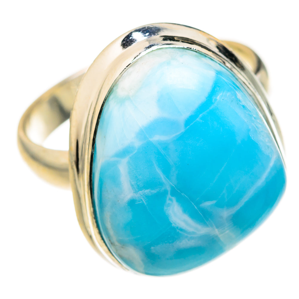 Larimar Rings handcrafted by Ana Silver Co - RING127340 - Photo 2