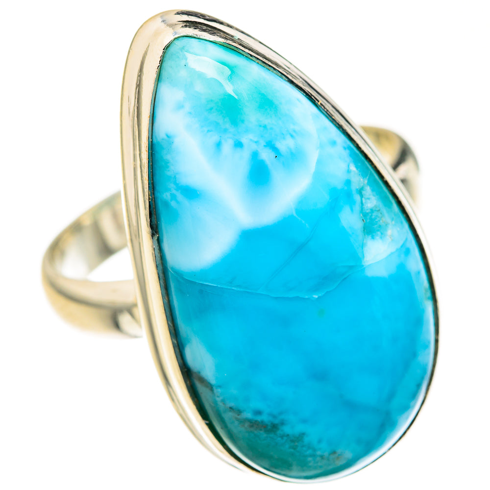 Larimar Rings handcrafted by Ana Silver Co - RING127341 - Photo 2