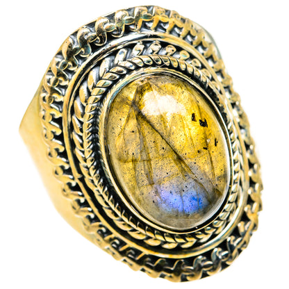 Labradorite Rings handcrafted by Ana Silver Co - RING127350 - Photo 2