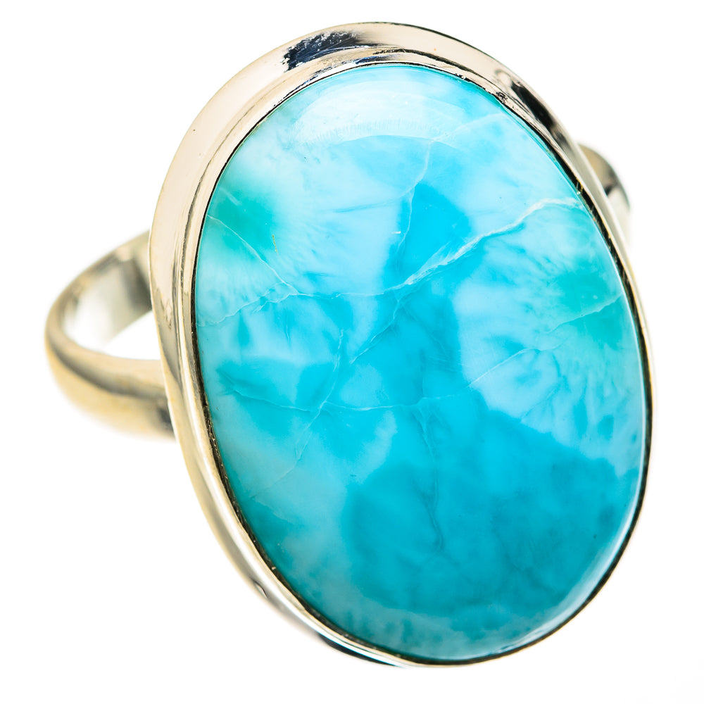Larimar Rings handcrafted by Ana Silver Co - RING127351 - Photo 2