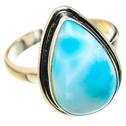 Larimar Rings handcrafted by Ana Silver Co - RING127352 - Photo 2