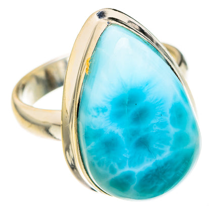 Larimar Rings handcrafted by Ana Silver Co - RING127361 - Photo 2