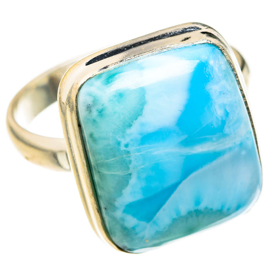 Larimar Rings handcrafted by Ana Silver Co - RING127374 - Photo 2