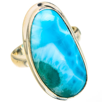 Larimar Rings handcrafted by Ana Silver Co - RING127375 - Photo 2