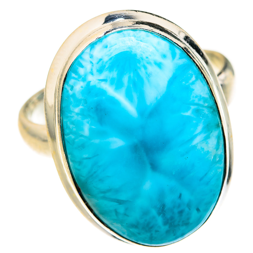 Larimar Rings handcrafted by Ana Silver Co - RING127378 - Photo 2