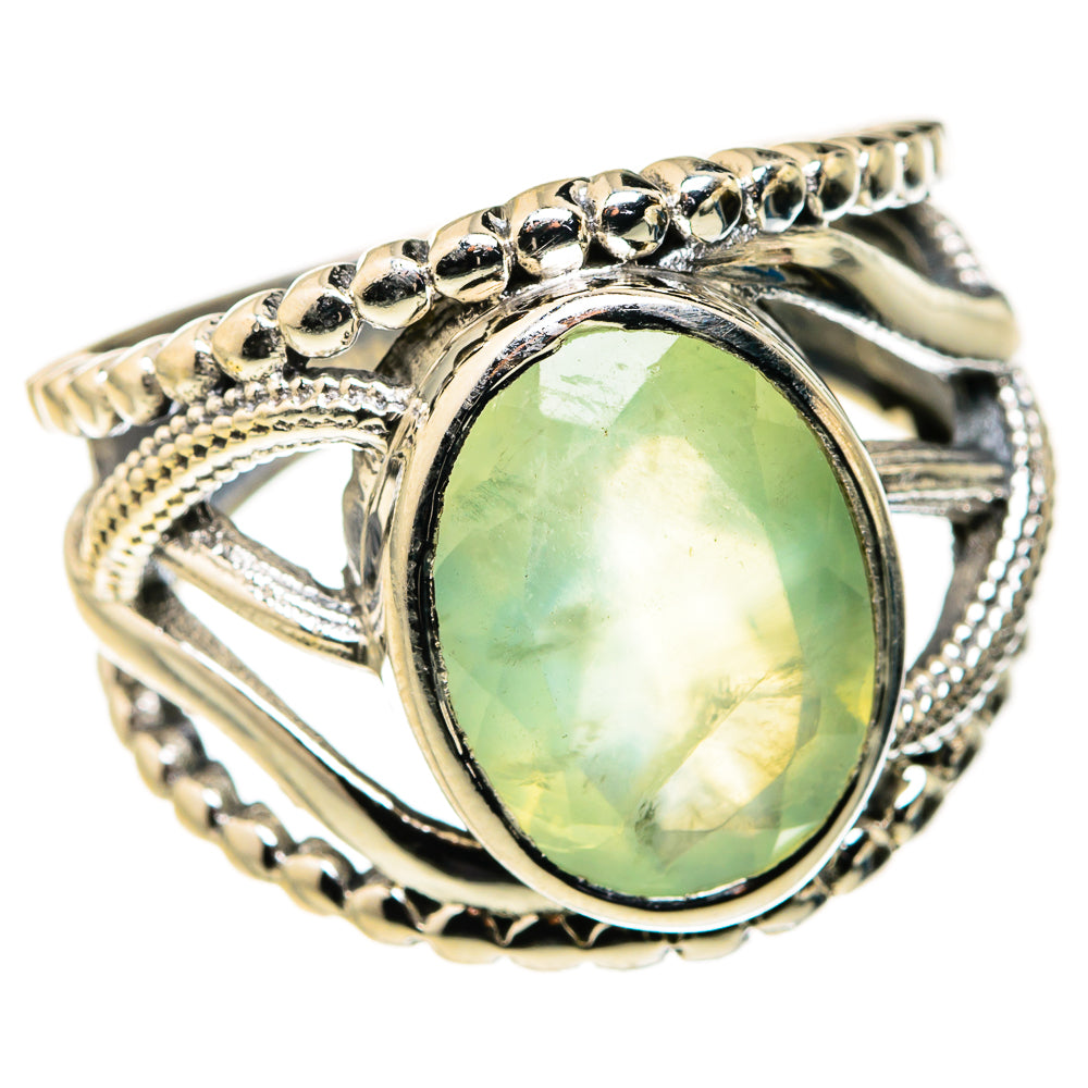 Prehnite Rings handcrafted by Ana Silver Co - RING127380 - Photo 2