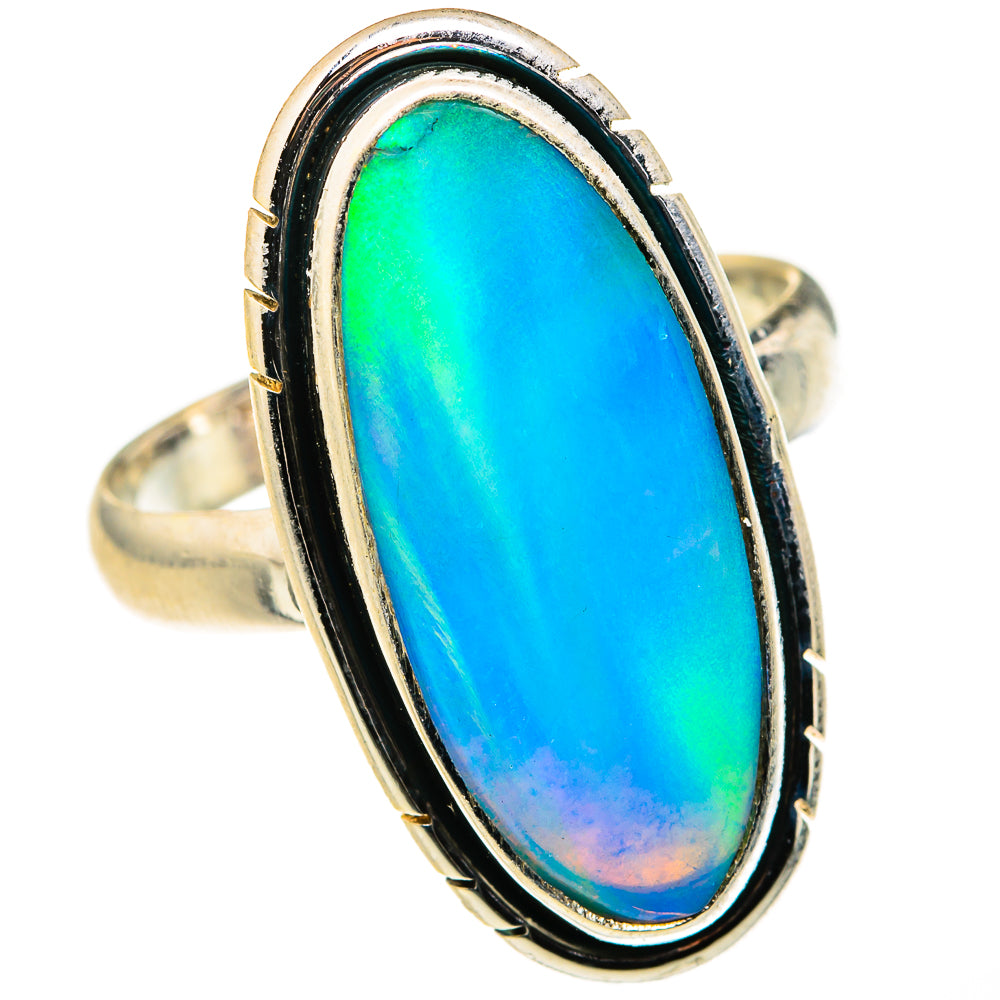 Aura Opal Rings handcrafted by Ana Silver Co - RING127383 - Photo 2