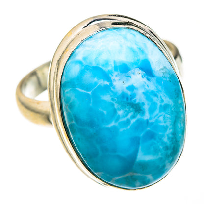 Larimar Rings handcrafted by Ana Silver Co - RING127388 - Photo 2
