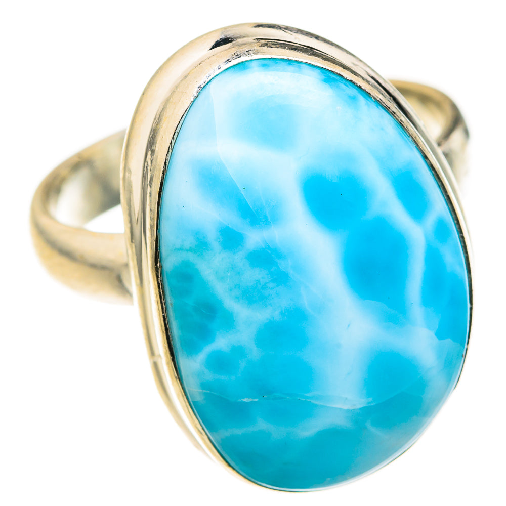 Larimar Rings handcrafted by Ana Silver Co - RING127390 - Photo 2