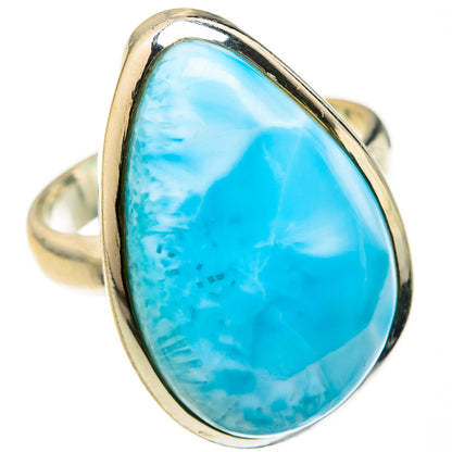 Larimar Rings handcrafted by Ana Silver Co - RING127391 - Photo 2