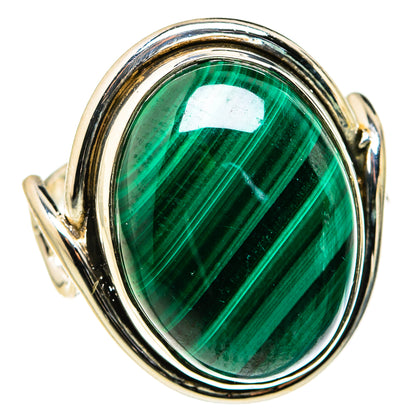 Malachite Rings handcrafted by Ana Silver Co - RING127393 - Photo 2