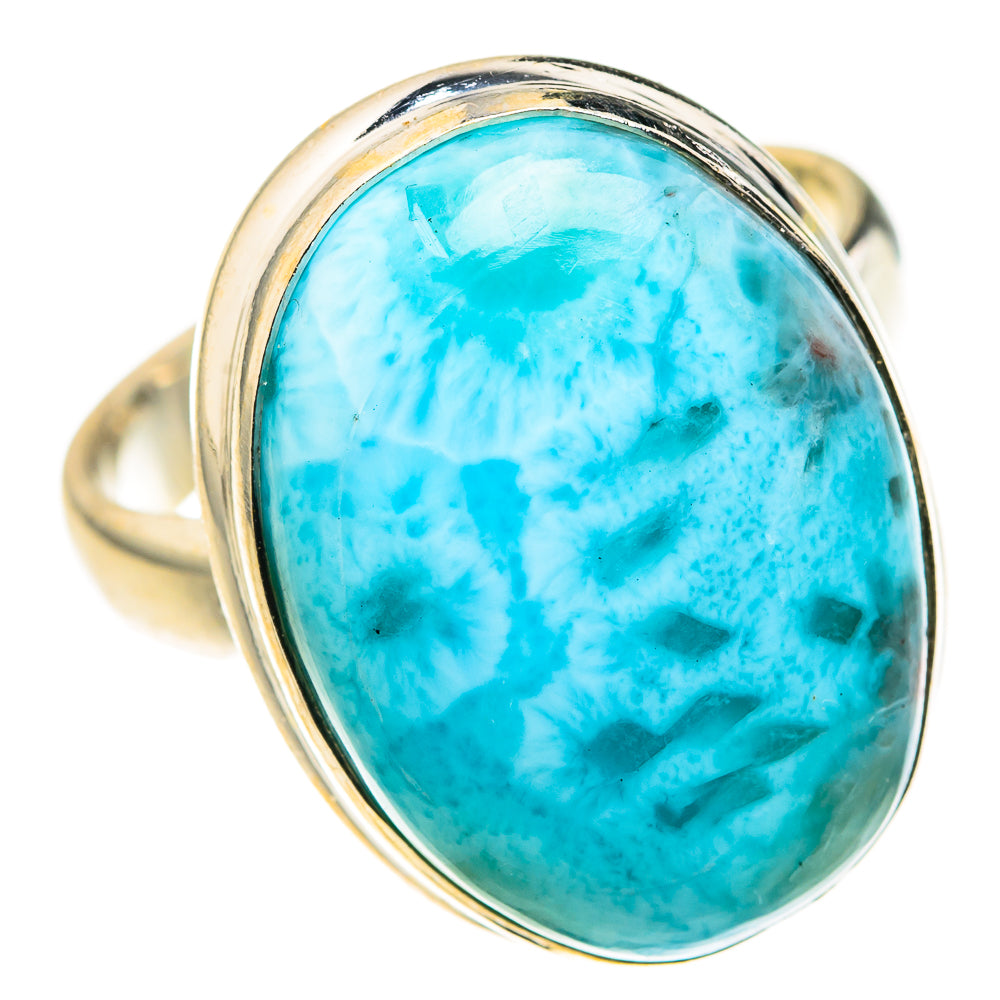Larimar Rings handcrafted by Ana Silver Co - RING127399 - Photo 2