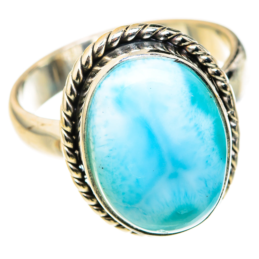 Larimar Rings handcrafted by Ana Silver Co - RING127400 - Photo 2
