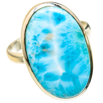 Larimar Rings handcrafted by Ana Silver Co - RING127402 - Photo 2
