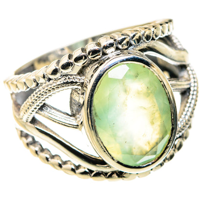 Prehnite Rings handcrafted by Ana Silver Co - RING127404 - Photo 2