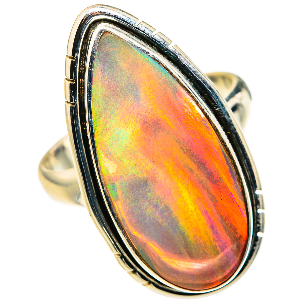 Aura Opal Rings handcrafted by Ana Silver Co - RING127407 - Photo 2