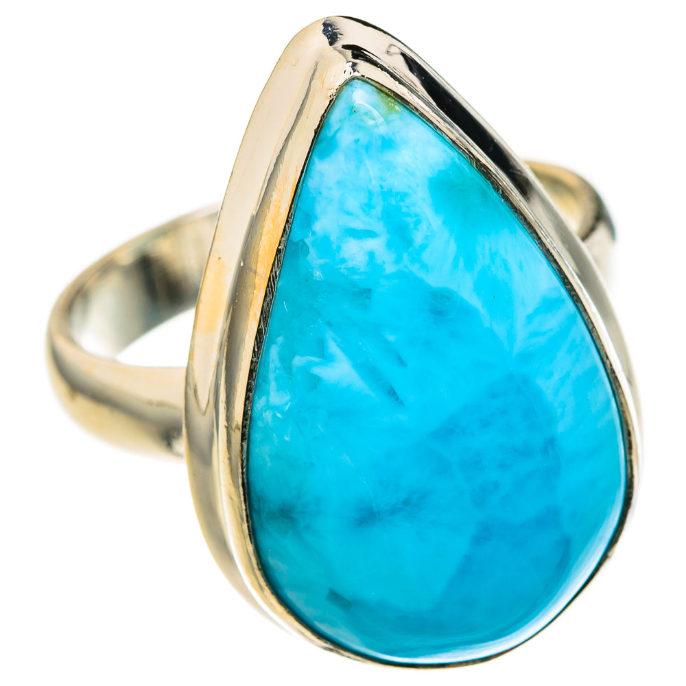 Larimar Rings handcrafted by Ana Silver Co - RING127411 - Photo 2