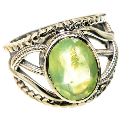 Prehnite Rings handcrafted by Ana Silver Co - RING127414 - Photo 2