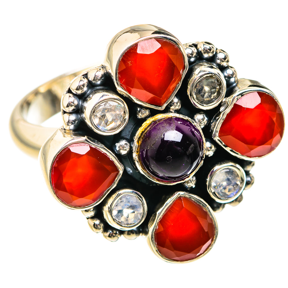 Garnet Rings handcrafted by Ana Silver Co - RING127417 - Photo 2