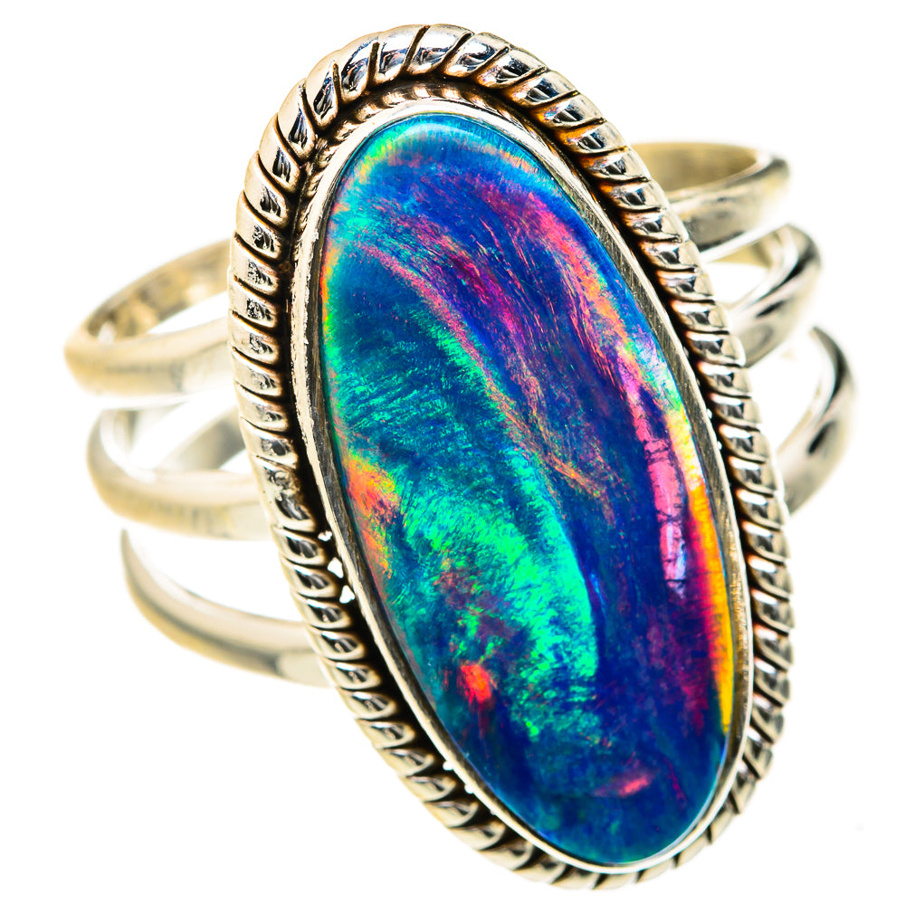 Aura Opal Rings handcrafted by Ana Silver Co - RING127425 - Photo 2