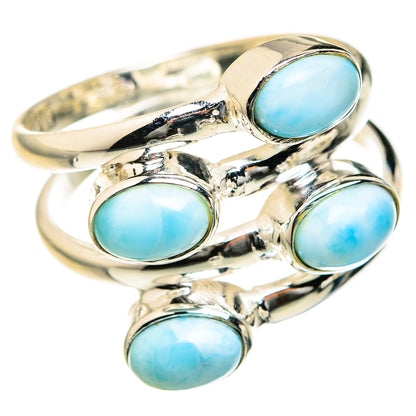 Larimar Rings handcrafted by Ana Silver Co - RING127428 - Photo 2