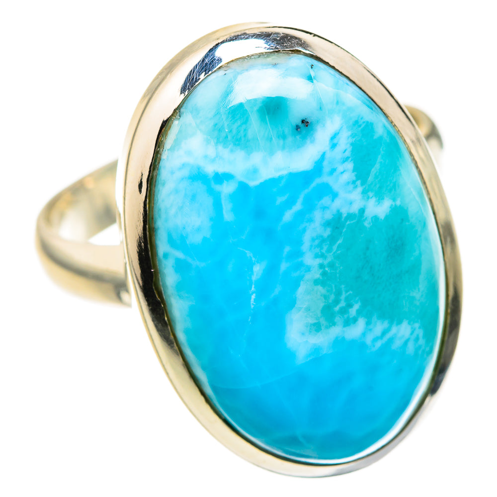 Larimar Rings handcrafted by Ana Silver Co - RING127444 - Photo 2