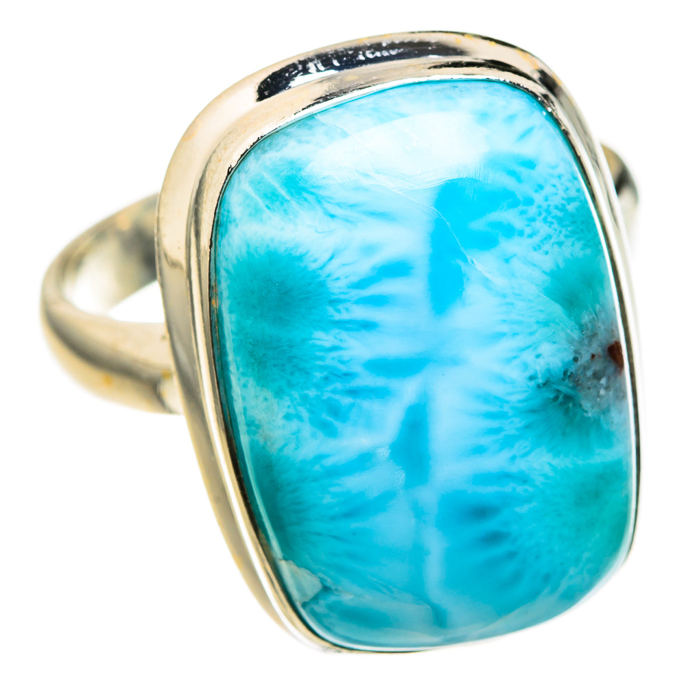 Larimar Rings handcrafted by Ana Silver Co - RING127445 - Photo 2