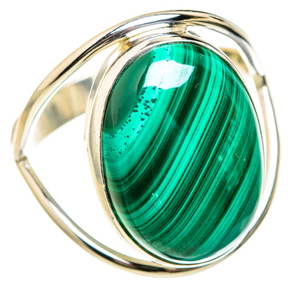 Malachite Rings handcrafted by Ana Silver Co - RING127449 - Photo 2