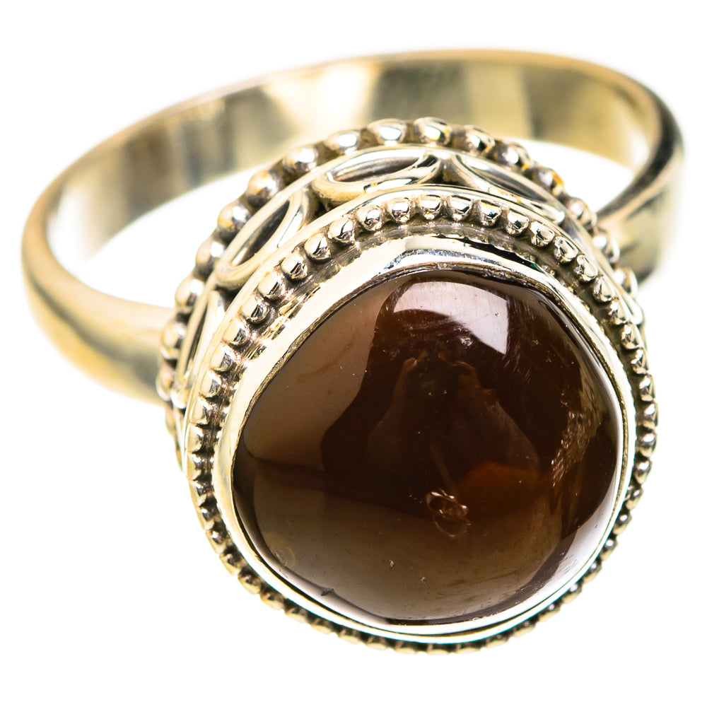 Mexican Fire Agate Rings handcrafted by Ana Silver Co - RING127451 - Photo 2