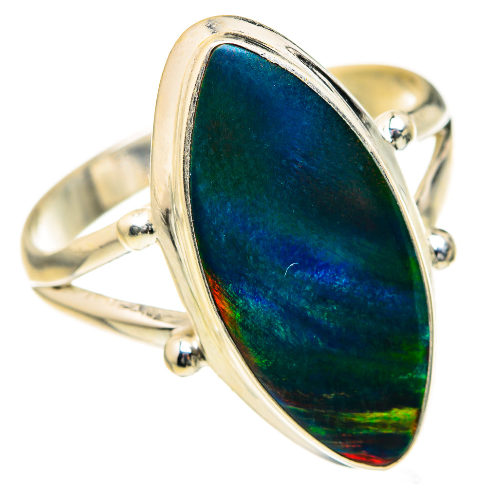 Aura Opal Rings handcrafted by Ana Silver Co - RING127459 - Photo 2