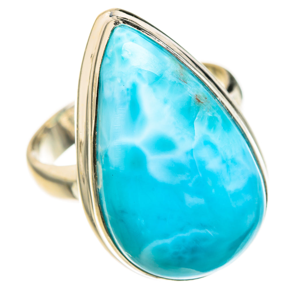 Larimar Rings handcrafted by Ana Silver Co - RING127461 - Photo 2