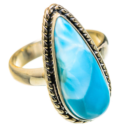 Larimar Rings handcrafted by Ana Silver Co - RING127464 - Photo 2