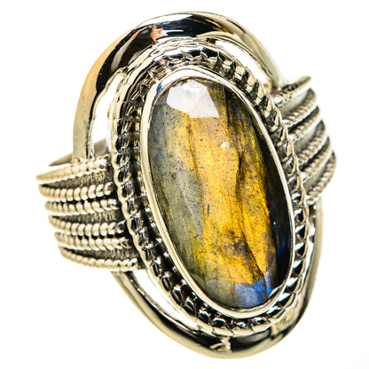 Labradorite Rings handcrafted by Ana Silver Co - RING127465 - Photo 2