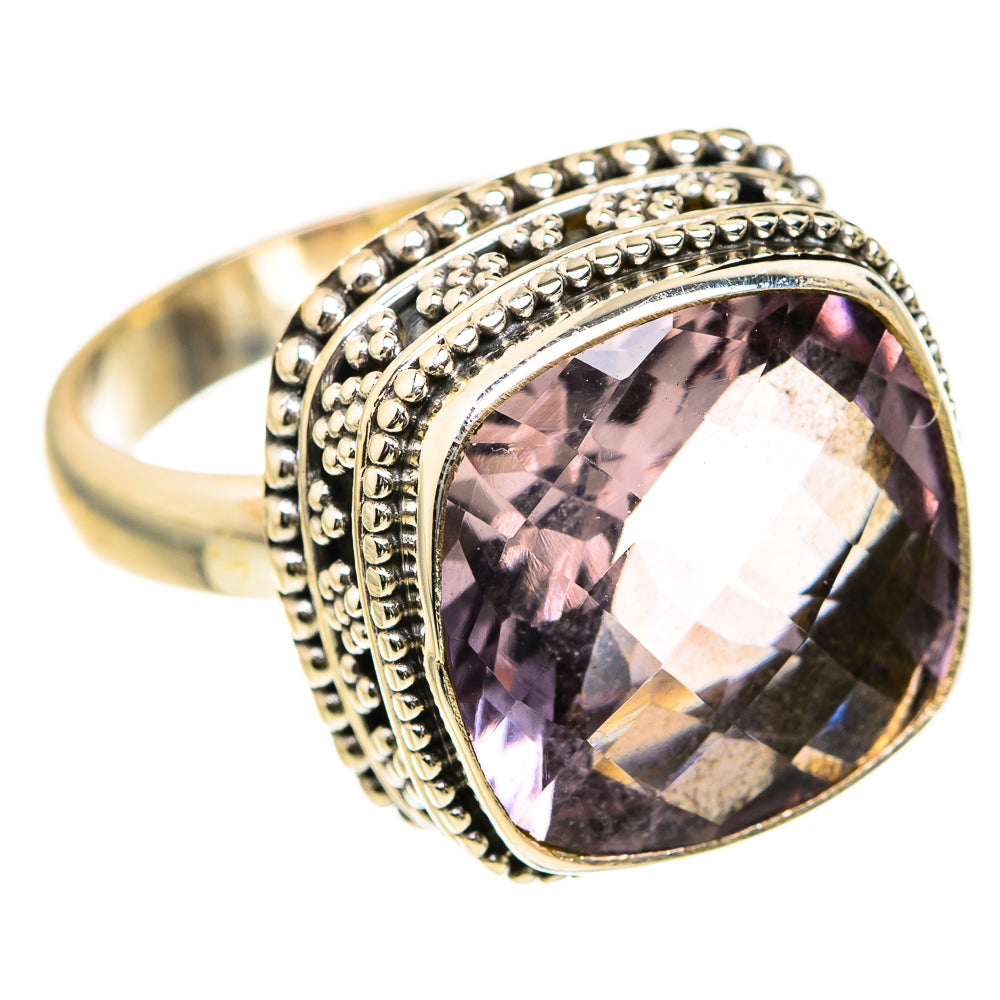 Color Change Alexandrite (Lab.) Rings handcrafted by Ana Silver Co - RING127471 - Photo 2