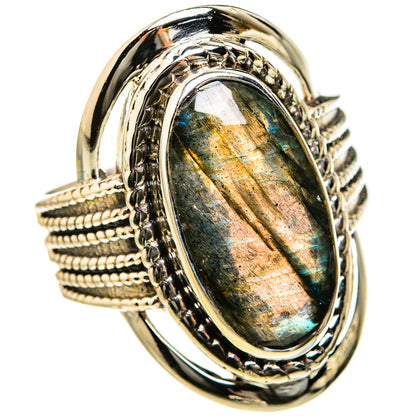 Labradorite Rings handcrafted by Ana Silver Co - RING127473 - Photo 2