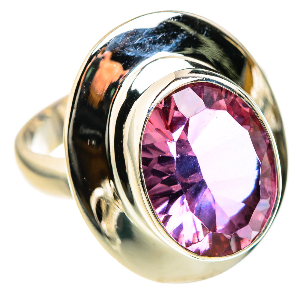 Color Change Alexandrite (Lab.) Rings handcrafted by Ana Silver Co - RING127480 - Photo 2