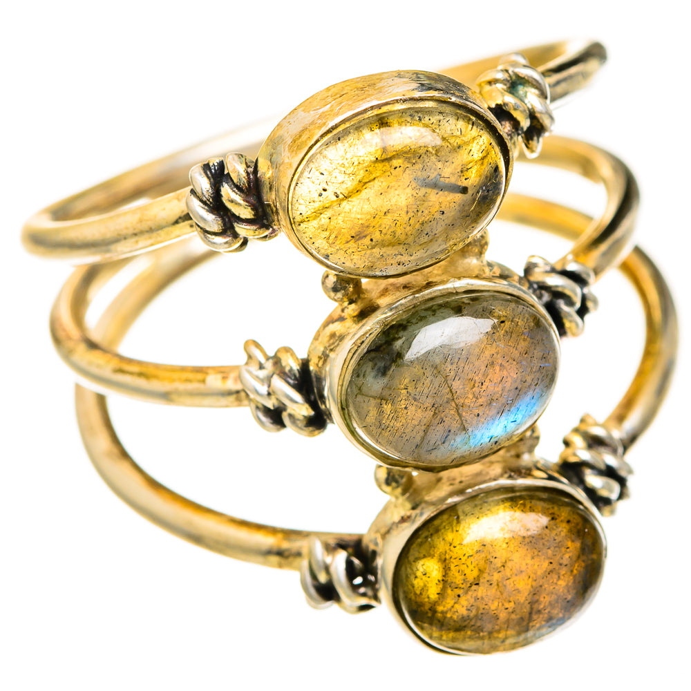 Labradorite Rings handcrafted by Ana Silver Co - RING127488 - Photo 2