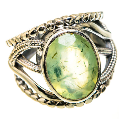 Prehnite Rings handcrafted by Ana Silver Co - RING127493 - Photo 2