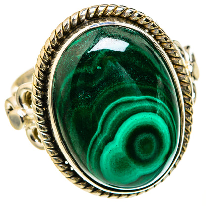 Malachite Rings handcrafted by Ana Silver Co - RING127508 - Photo 2