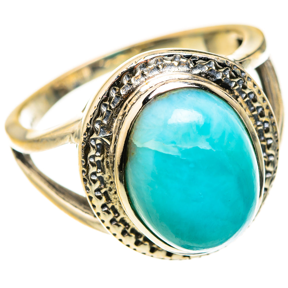Larimar Rings handcrafted by Ana Silver Co - RING127520 - Photo 2